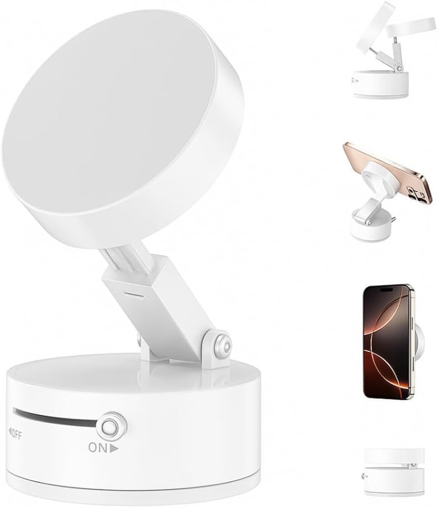 Ultra-Strong Vacuum Magnetic Phone Holder – Hands-Free Multi-Surface Grip for Car, Mirror & Gym